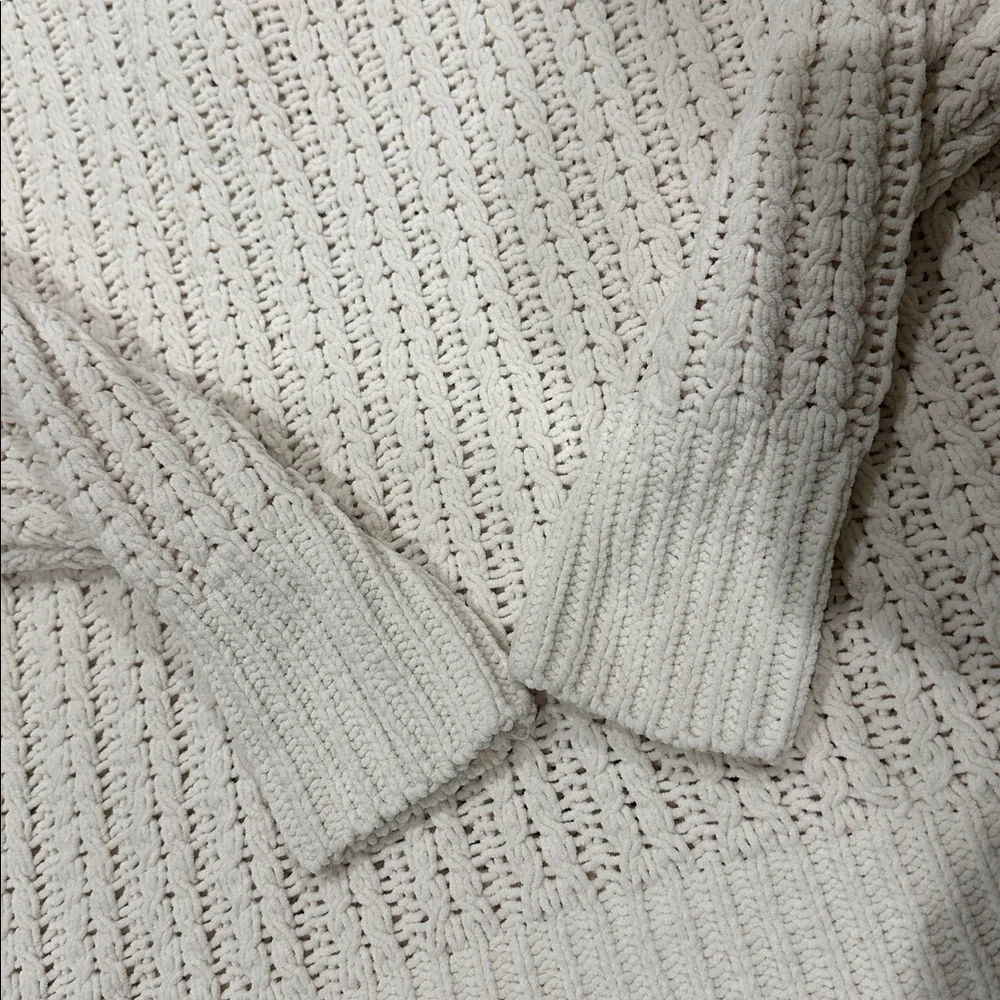 Aerie Cream Cowl Neck Sweater - Picture 5 of 5